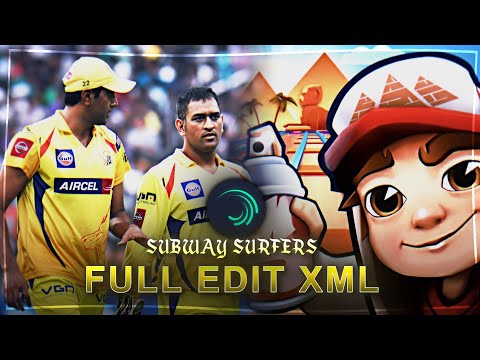 Subway Surfers Trending Edit On Alight motion 🔥  (+Preset) || 𝐌𝐒𝐃 𝐗 𝐀𝐍𝐍𝐀 || @CricAnkit_7