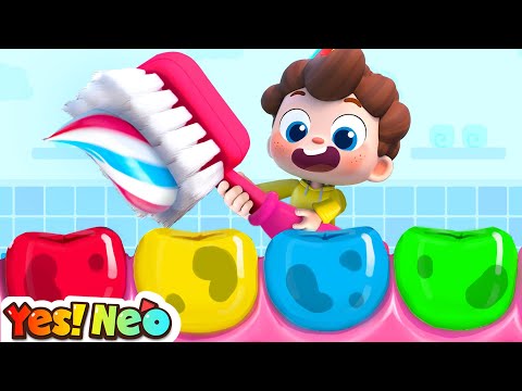 Brush Your Teeth | Tooth Brush Song | Healthy Habits | Nursery Rhymes & Kids Songs | Yes! Neo