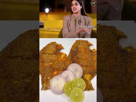 Janhvi Kapoor’s Favourite Rawa Fish Fry Recipe | #janhvikapoor #shorts