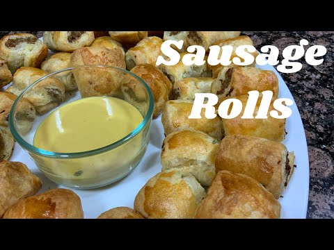 Sausage Rolls | Homemade Pigs in a Blanket | Holiday Appetizer Recipe