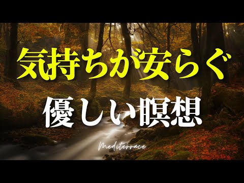 【誘導瞑想】自律神経を整え 気持ちが安らぐ 瞑想 メンタルヘルス 癒し ストレス マインドフルネス瞑想ガイド