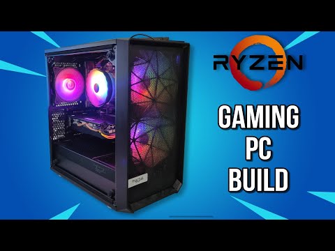 AMD Ryzen 5 4500 + rx 580 2048sp + ASRock A520M HDV Gaming pc build