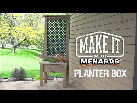 Lattice Planter Box - Make It With Menards