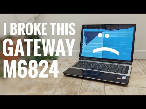 I bought a $10 laptop... and broke it | Gateway M6824