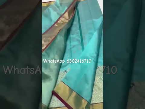 Chenderi pattu saree DM for 6302416710#trending #chenderi #saree #indiansarees