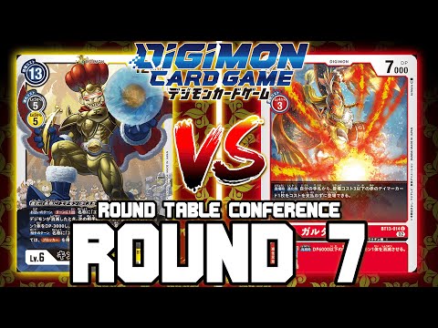 KingEtemon VS Garudamon!! | Digimon Card Game: BT-13 Round Table Conference (ROUND 7)