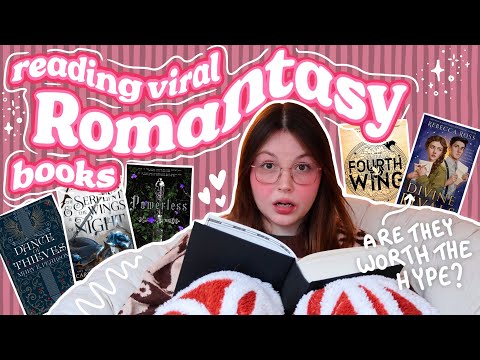 reading booktok‘s viral romantasy books so you don’t have to 📚👀