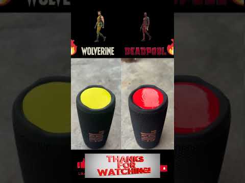 JBL Flip 6 Red+Yellow Basstest Wolverine and Ft Deadpool  @Novel IT #shortvideo#shortsfeed #shorts