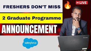 2 Graduate Programme Announced For Freshers | 2026, 2025, 2024 Batch Jobs | High Salary Register Now