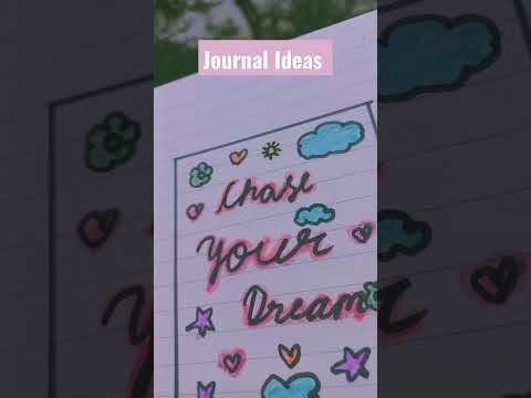 Diary Ideas | Journal Ideas |  Empty Notebook Ideas #youtubeshorts #shorts