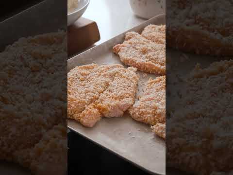 Chicken Schnitzel with Garlic Butter