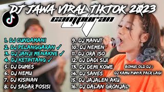 DJ JAWA VIRAL TIKTOK 2023 CAMPURAN || CUNDAMANI, PELANGGARAN, JANJI MENAKNE - SOUNDRENALINE HOREG