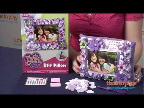 PlushCraft Fabric By Number BFF Pillow from The Orb Factory.flv