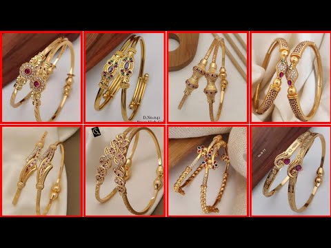 Beautiful American Diamond Brass Bangle Set Collection For Girls - Girls Fashion Ideas(2024)