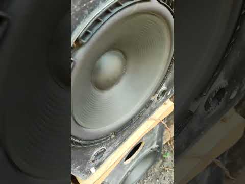 4x 10 inch woofer sound test