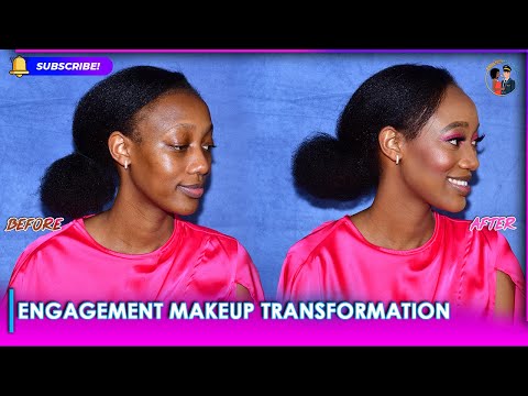 How To Do Engagement Glam Makeup Transformation Like A Pro