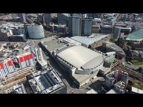 360 VIEWS OF MANCHESTER AND AO ARENA SURROUNDING AREA