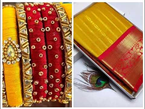 Silk thread bangles customization based on dresses. For order 63622 17449 # shorts # yt shorts