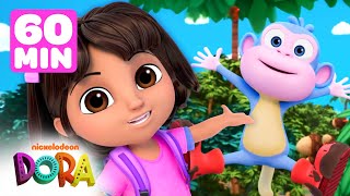 Boots Monkeys Around! #2 🐵 1 Hour of Dora Brand New Scenes! | Dora & Friends