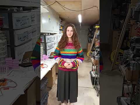 Princess K the knitting lady allows a shop tour