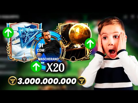 RECONSTRUYENDO EQUIPO A SEGUIDOR "3B de monedas y 20 mascheranos" 💀 PACK OPENING Y MAS... 🔥