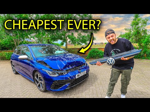 I BOUGHT THE CHEAPEST VW MK8 GOLF R WITH SERIOUS DAMAGE