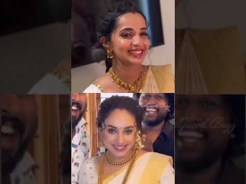 Pearle Maaney and Malavika Krishnadas noolukettu look #pearlemanney #malavikakrishnadas #pearlish