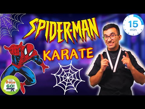 15 Minute Karate Lesson For Kids | Spider-Man | Dojo Go!