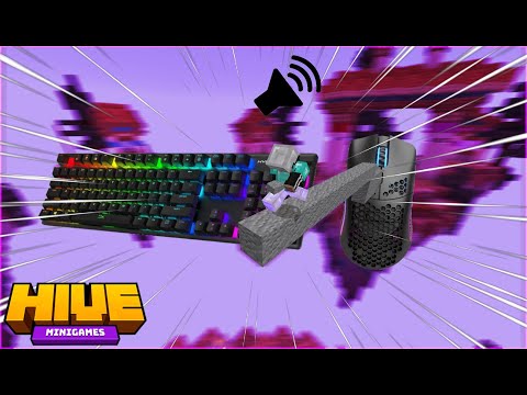 Random The hive Skywars (KEYBOARD AND MOUSE SOUNDS) [4K 240FPS]