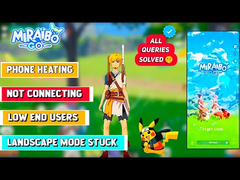 MIRAIBO GO GAME LAGGING | MOBILE HEATING| LANDSCAPE MODE STUCK ALL PROBLEMS SOLUTION 🤫