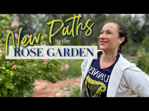 FRENCH INSPIRED LIVING | NEW Salvaged Brick Paths for My Rose Garden  | FRENCH FARMHOUSE