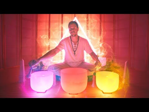 5 CHAKRA CLEANSES IN 90 MINUTES  |  Crystal Singing Bowls Sound Bath