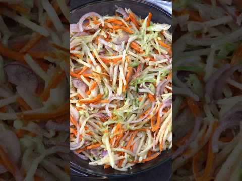 Salad for Weight Loss | Apple Coleslaw without mayo | Simple salad recipe #salad #fitness