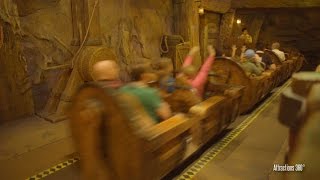 [4K] Seven Dwarfs Mine Train  Roller Coaster Ride POV - Magic Kingdom 2016