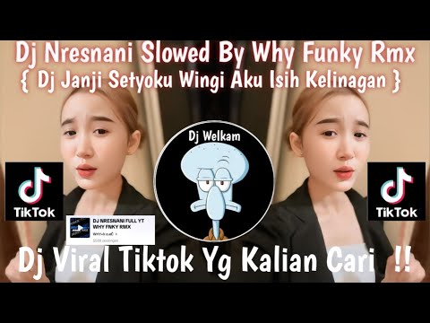 DJ NRESNANI SLOWED BY WHY FUNKY RMX | DJ JANJI SETYOKU WINGI || DJ VIRAL TIK TOK 2024 YG KALIAN CARI