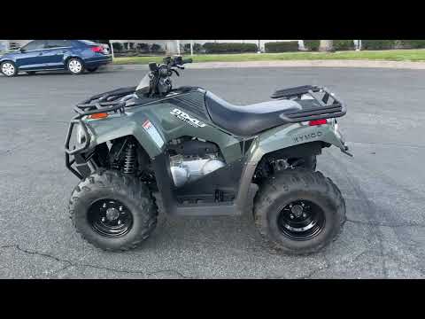 Pre-Owned 2021 KYMCO MXU 270i Fuel Injected ATV with Shaft Drive For Sale In Corona, CA