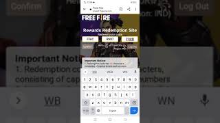 28 NOVEMBER NEW REDEEM CODE TODAY FREE FIRE