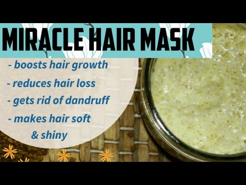 Methi Mask for Long Hair & Thick Hair| Shiny Hair | Hair Care | Home REMEDIES | Fenugreek Hair Mask