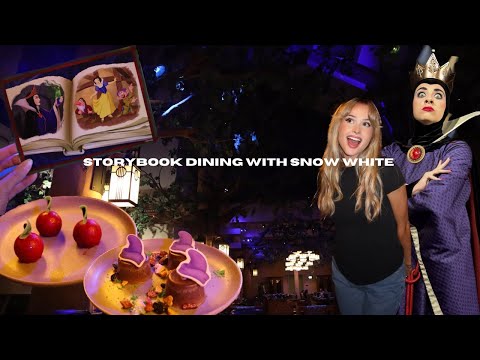 Eating at Artist Point at the Wilderness Lodge | Meeting Dopey and Grumpy | Trying Gooseberry Pie