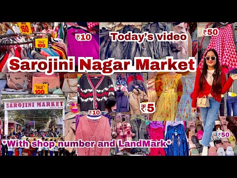 Sarojini Nagar Market Delhi | 📸Latest Collection with Shop Number November 2024 | That Pinkish Girl