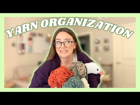 VLOG: Organize My Crochet Studio With Me! (with yarn organization tips)🧶✨ | Hooks and Heelers