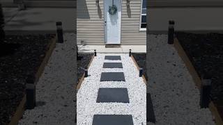 DIY Pathway 🌿 | adding curb appeal to my house