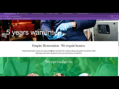 Website Analysis Video for Empire Renovation, Inc