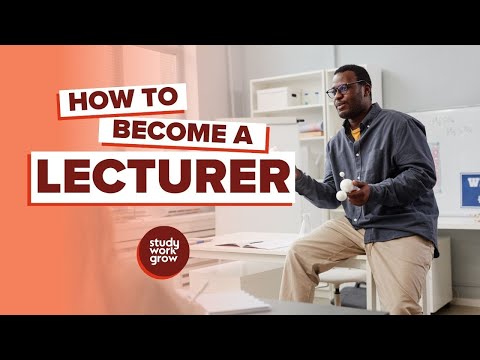 How to become a Lecturer