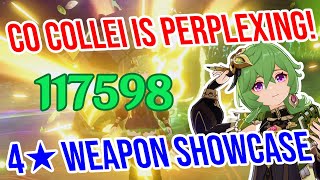 C0 Collei is PERPLEXING! 4★ Weapon Showcase! Genshin Impact 3.0