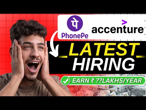 Accenture & PhonePe Hiring Freshers 🚀 | Latest Jobs 2025 | High Salary + Apply Now!