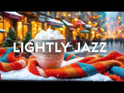 November Jazz ☕ Gentle Winter Coffee Jazz Music And Bossa Nova Piano Positive For Uplifting The Day