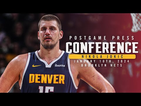 Nikola Jokić Full Postgame Press Conference vs. Nets 🎙 | 1/10/25