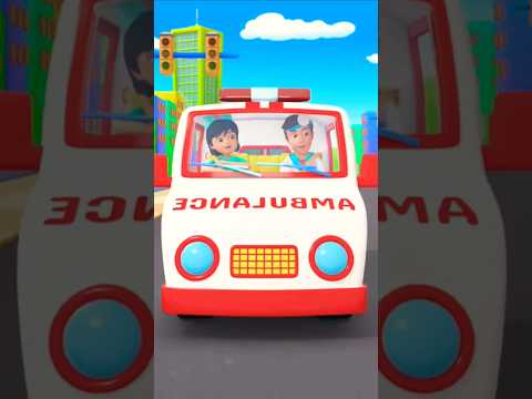 Wheels On The Ambulance #wheelsontheambulance #nurseryrhymes #kidssongs #vehicles