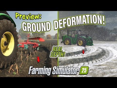 LET'S GO 'DEEPER' into GROUND DEFORMATION (IT'S AWESOME!) ON FARMING SIMULATOR 25?!